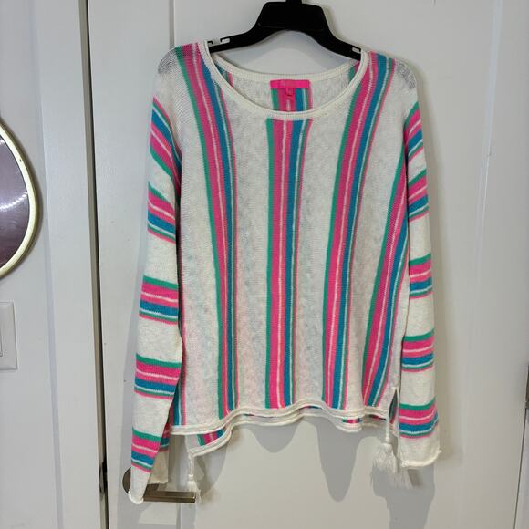 Lilly Pultizer Striped Rozalia Sweater XL - Picture 2 of 9